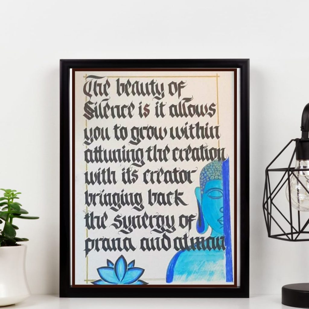 Framed Calligraphy Quotes